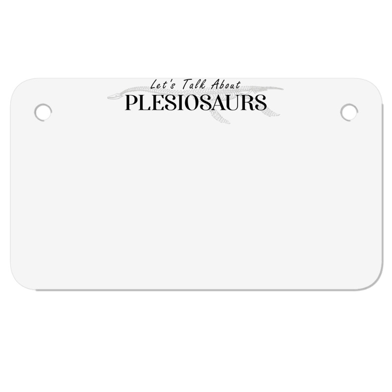 Plesiosaurs Paleontology Lover Vintage Motorcycle License Plate | Artistshot