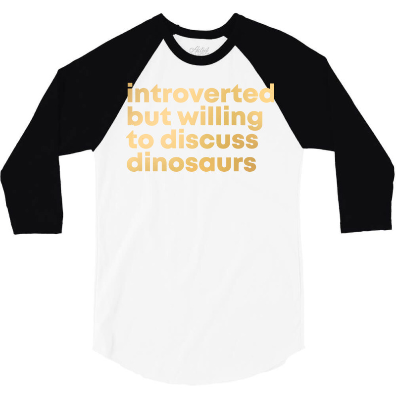 Dinosaur Cool 3/4 Sleeve Shirt | Artistshot