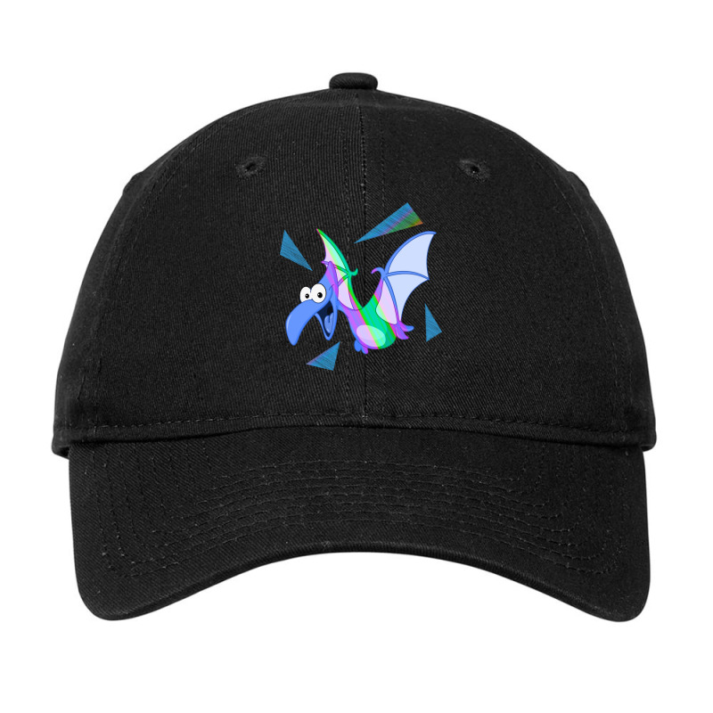 Flying Dinosaur Humor Adjustable Cap | Artistshot