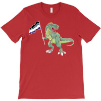 Funny Dinosaur Flag Asexual Pride Lgbt Gift Girl T-shirt | Artistshot