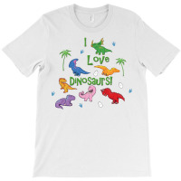 I Love Cute Dinosaurs Hipster T-shirt | Artistshot