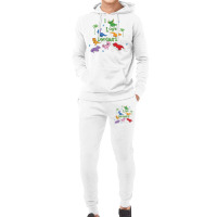 I Love Cute Dinosaurs Hipster Hoodie & Jogger Set | Artistshot