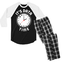 Data Engineering Data Analytics Its Data Time Data Men's 3/4 Sleeve Pajama Set | Artistshot