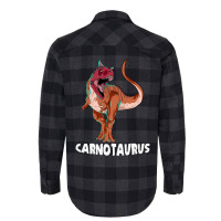 Carnotaurus Dinosaur Design 70s Flannel Shirt | Artistshot