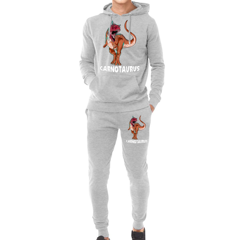 Carnotaurus Dinosaur Design 70s Hoodie & Jogger Set | Artistshot