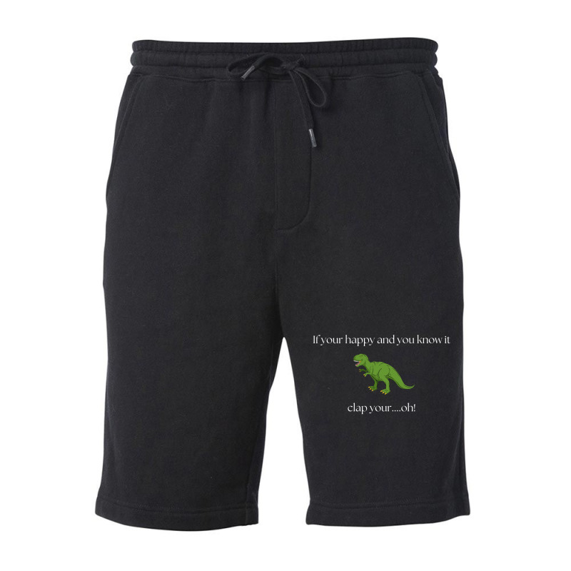 Trex Clap Your Handsoops Dark Tshirt Boy Fleece Short | Artistshot