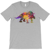 Triceratops In Watercolor Tumblr T-shirt | Artistshot