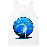 Plesiosaurus Prehistoric With Background Nostalgia Tank Top | Artistshot