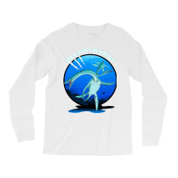 Plesiosaurus Prehistoric With Background Nostalgia Long Sleeve Shirts | Artistshot