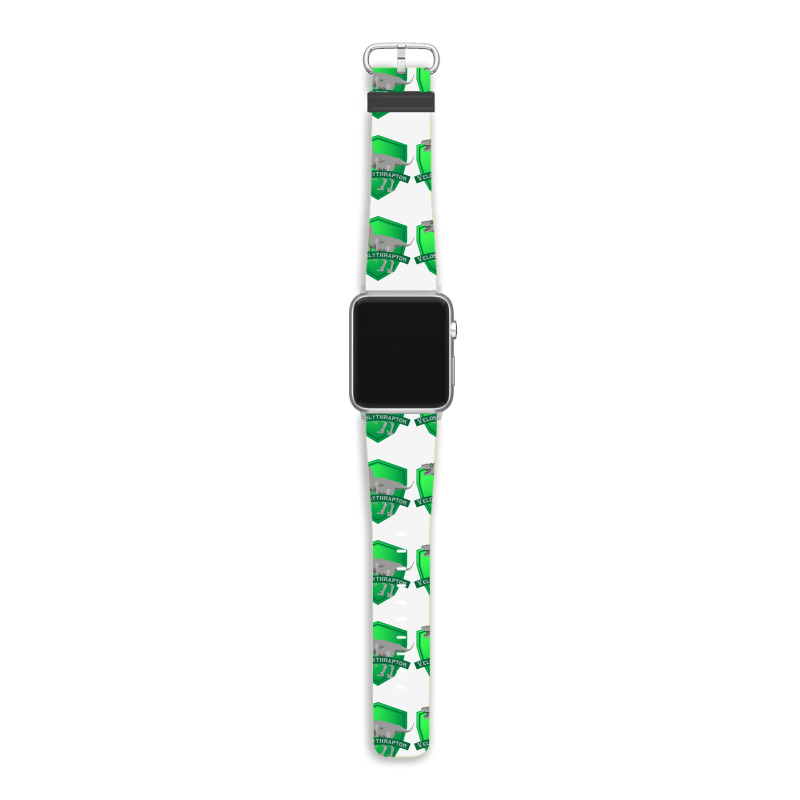 Mesozogwarts Veloslythraptor Green Apple Watch Band | Artistshot