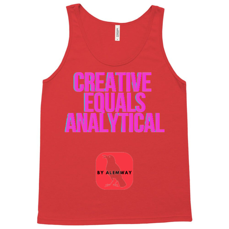 Creative Equals Analytical Cool Tank Top | Artistshot