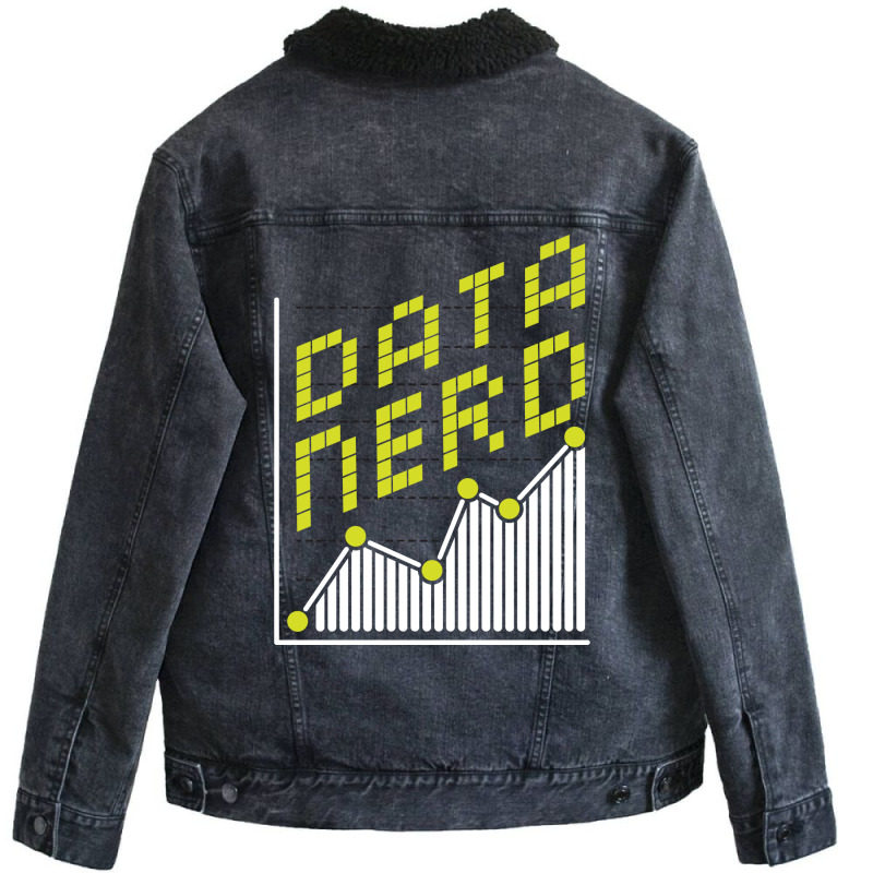 Data Analytics Data Nerd Engineering For A Data Sc Unisex Sherpa-lined Denim Jacket | Artistshot