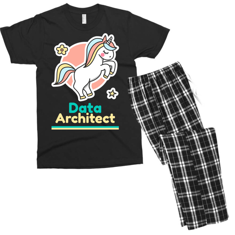 Calm Data Architect Humor Men's T-shirt Pajama Set | Artistshot