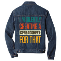 Funny Data Analytics Data Engineering For A Data S Men Denim Jacket | Artistshot