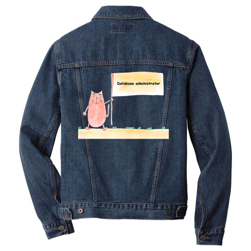 Database Administrator Profession Work Worker Prof Men Denim Jacket | Artistshot