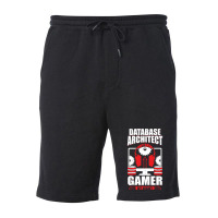 Data Architecture Database Architect Gamer Gift Tu Fleece Short | Artistshot