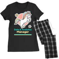 Calm Data Analytics Manager Red Women's Pajamas Set | Artistshot