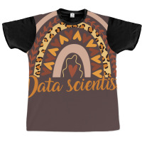 Data Scientist Rainbow Girl Graphic T-shirt | Artistshot