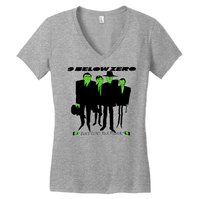 Nine Below Zero Don't Point Your Finger Women's V-Neck T-Shirt by coilakrikyy | Artistshot