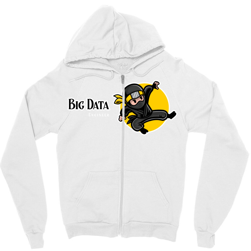 Efficient Big Data Engineer Aesthetic Zipper Hoodie | Artistshot