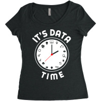 Data Engineering Data Analytics Its Data Time Data Women's Triblend Scoop T-shirt | Artistshot