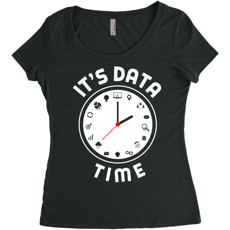 Data Engineering Data Analytics Its Data Time Data Women's Triblend Scoop T-shirt by aploonennial | Artistshot