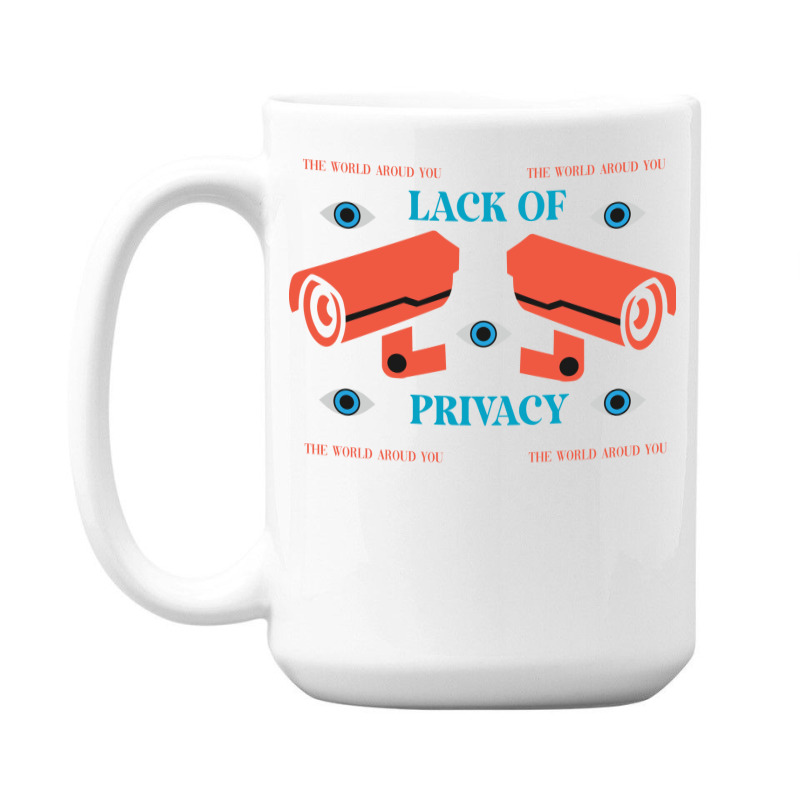 Lack Of Privacy Aesthetic 15 Oz Coffee Mug | Artistshot