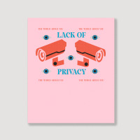 Lack Of Privacy Aesthetic Portrait Canvas Print | Artistshot