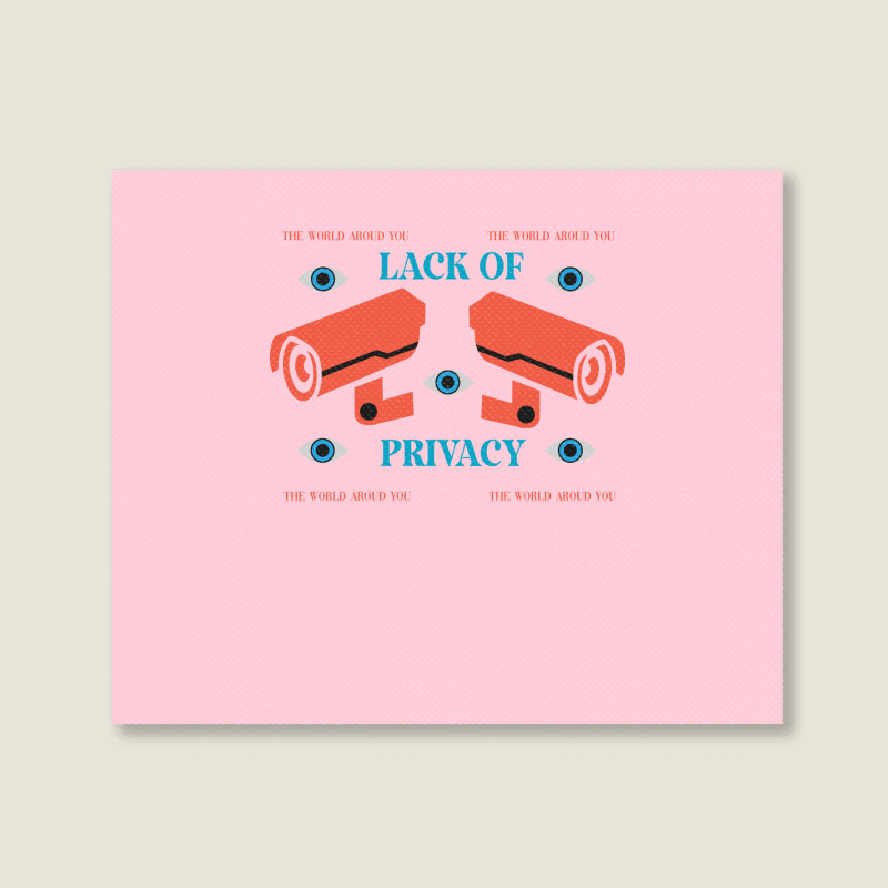 Lack Of Privacy Aesthetic Landscape Canvas Print | Artistshot