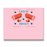 Lack Of Privacy Aesthetic Metal Print Horizontal | Artistshot