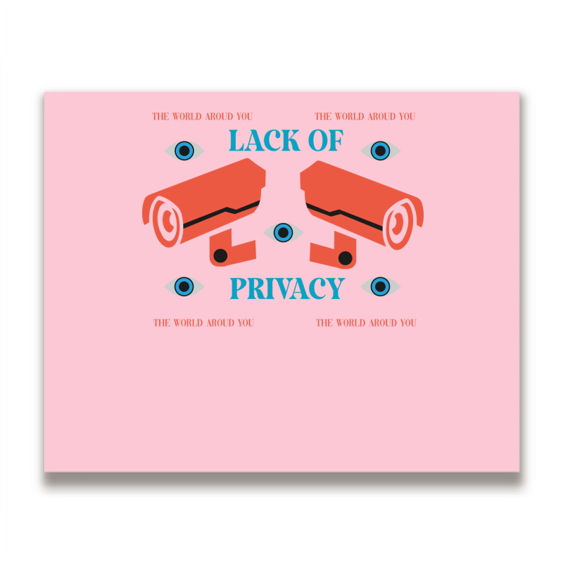 Lack Of Privacy Aesthetic Metal Print Horizontal | Artistshot