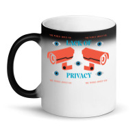 Lack Of Privacy Aesthetic Magic Mug | Artistshot