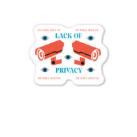 Lack Of Privacy Aesthetic Sticker | Artistshot