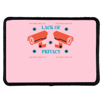 Lack Of Privacy Aesthetic Rectangle Patch | Artistshot