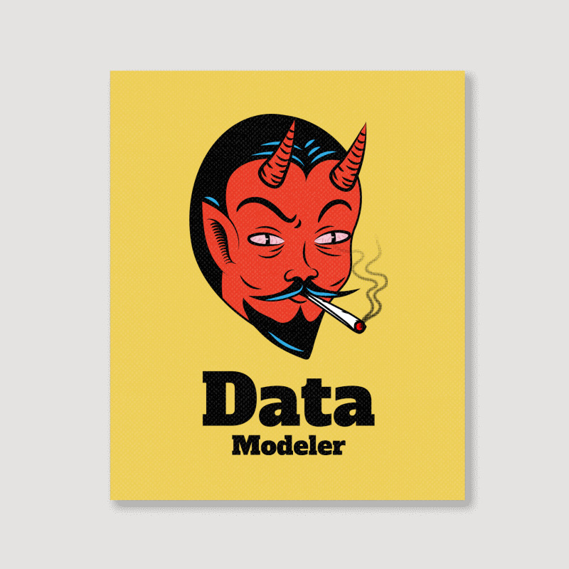 Data Modeler Master Gift Portrait Canvas Print | Artistshot