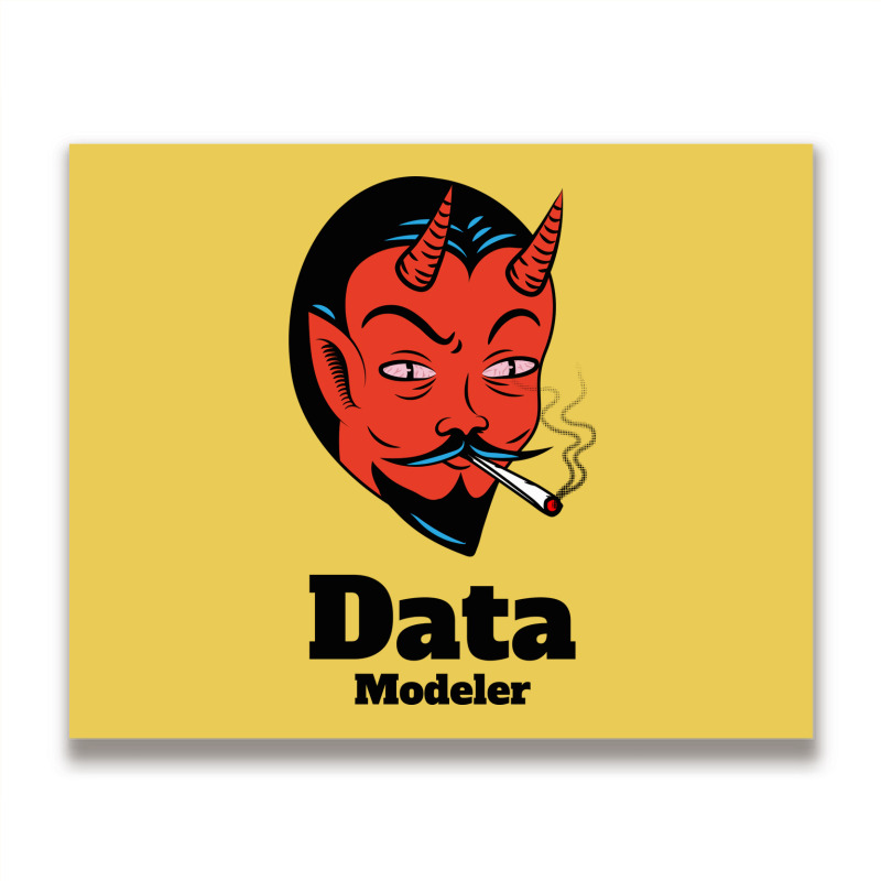 Data Modeler Master Gift Metal Print Horizontal | Artistshot