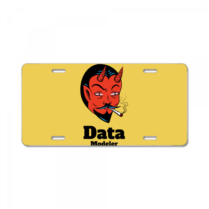 Data Modeler Master Gift License Plate | Artistshot