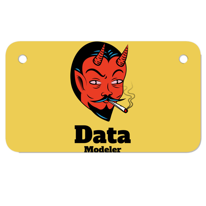 Data Modeler Master Gift Motorcycle License Plate | Artistshot