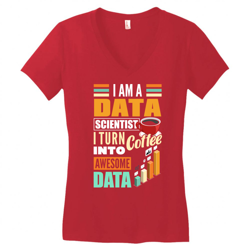 Data Engineering Data Analytics Funny Data Scienti Women's V-Neck T-Shirt by essraalattak | Artistshot