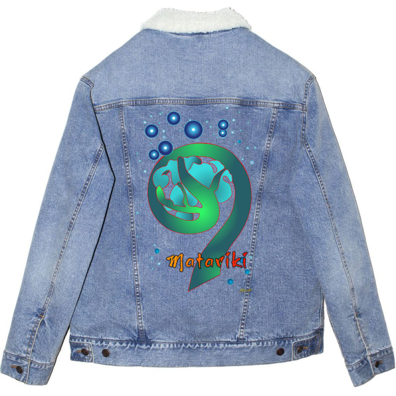 Matariki   The Rising Of The Pleiades Unisex Sherpa-lined Denim Jacket | Artistshot