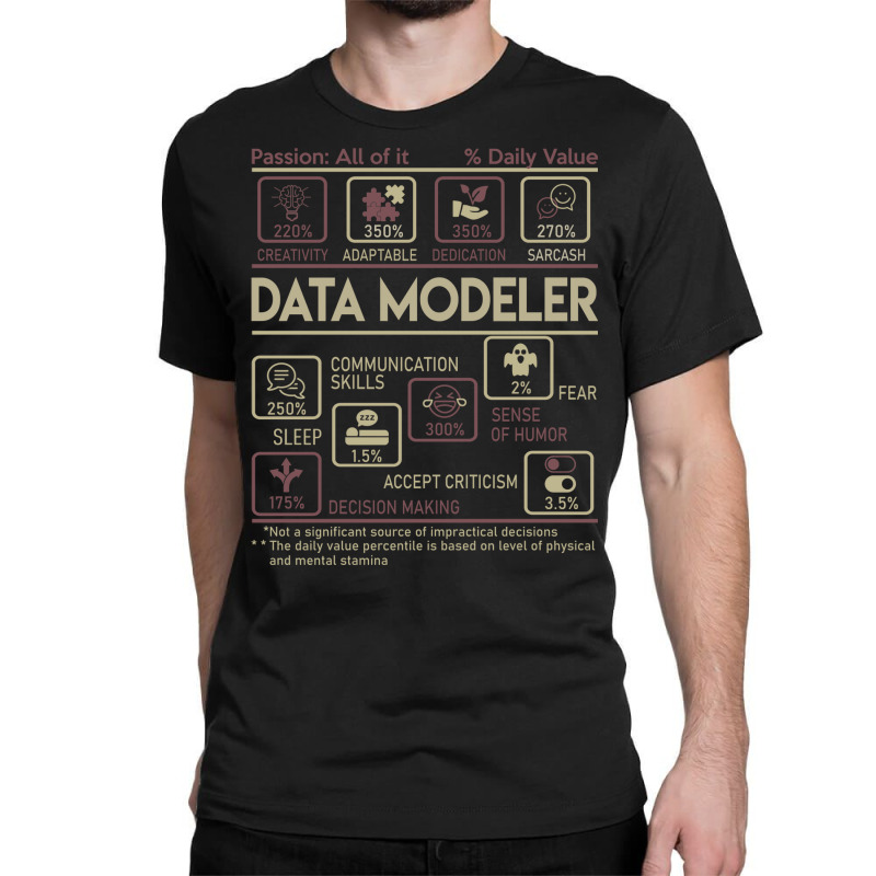 Data Modeler T  Multitasking Daily Value Gift Item Classic T-shirt | Artistshot