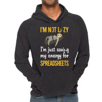 Saving Energy For Spreadsheet Spreadsheets Nature Vintage Hoodie | Artistshot