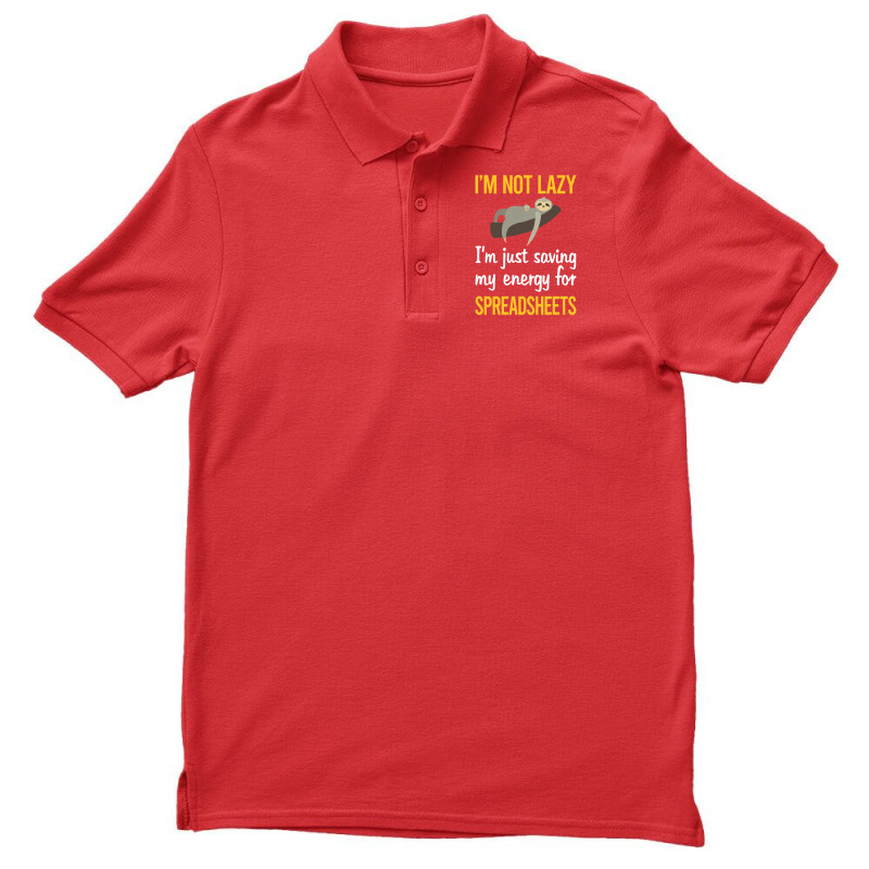 Saving Energy For Spreadsheet Spreadsheets Nature Men's Polo Shirt | Artistshot