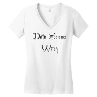 Data Science Witch 80s Women's V-neck T-shirt | Artistshot