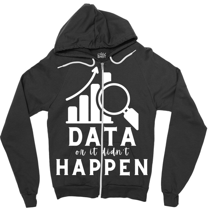 Data Or It Didnt Happen Hippie Zipper Hoodie by wideprietlo | Artistshot