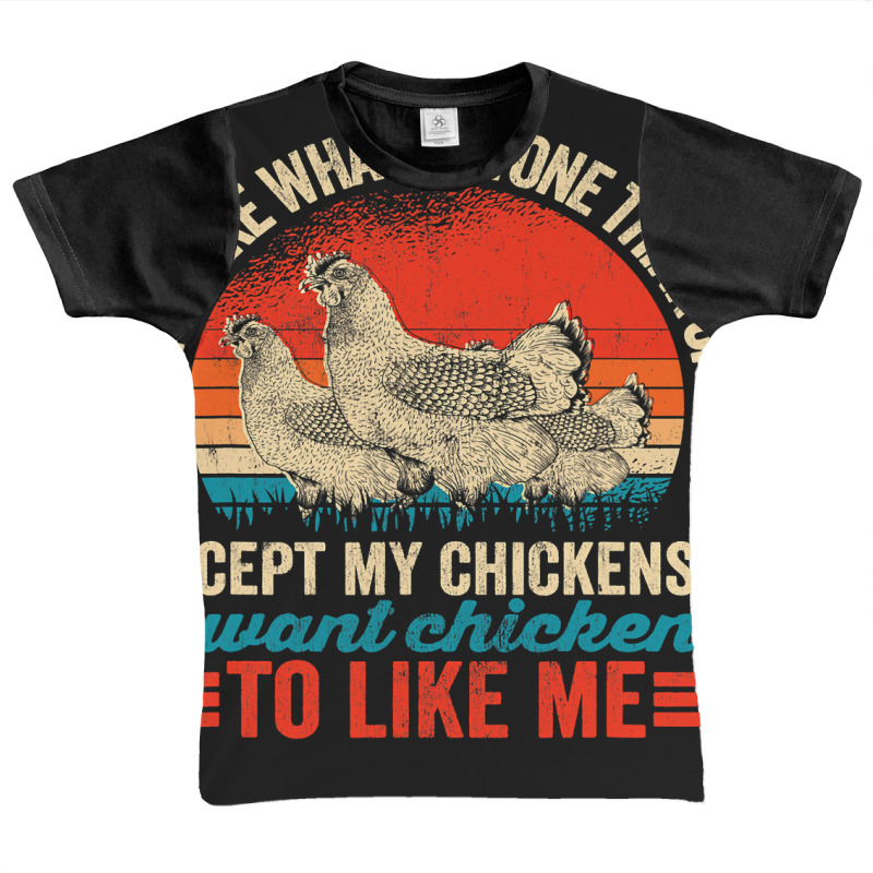 I Dont Care What Anyone Think Of Me Chicken Vintag Graphic Youth T-shirt | Artistshot