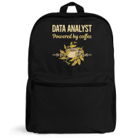 Powered By Coffee Data Analyst Red Backpack | Artistshot