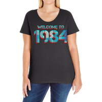 Welcome To 1984 Quote Ladies Curvy T-shirt | Artistshot