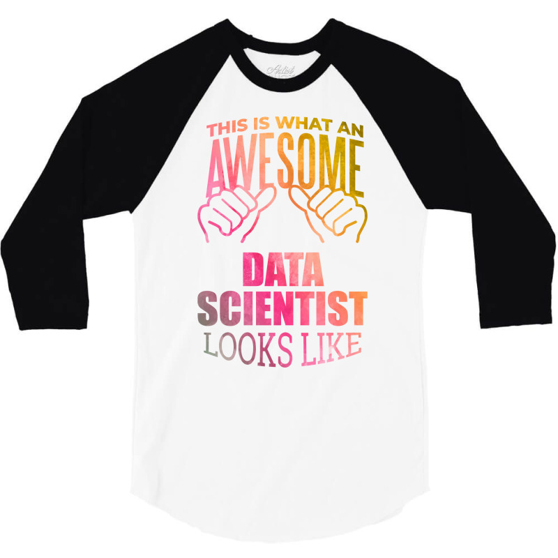 Data Scientist Aesthetic Travel 3/4 Sleeve Shirt | Artistshot