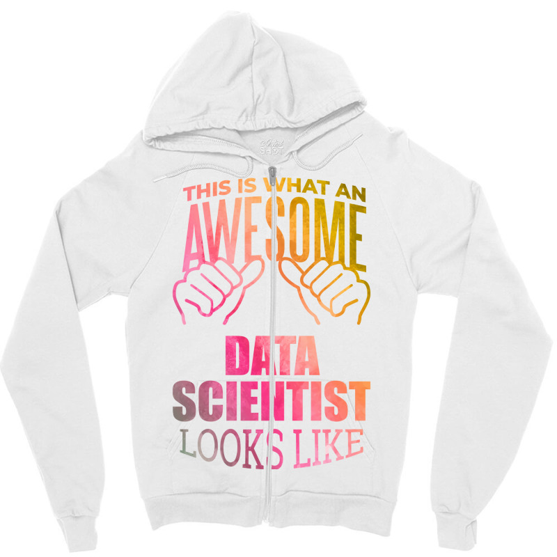 Data Scientist Aesthetic Travel Zipper Hoodie | Artistshot